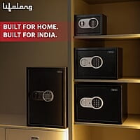 Lifelong Locker for Home & Office 56L - Digital Safe for Security with Electronic Keypad- Safety for Jewellery, Money & other valuables