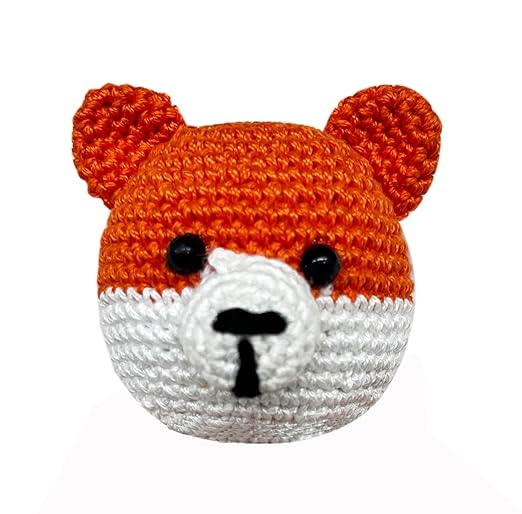 Rusty Bear Wooden Crochet Baby Rattle Rusty Bear Wooden Crochet Baby Rattle