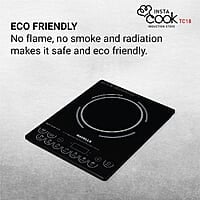 Havells Induction Cooktop Tc 18 1800 Watt (Crystal Glass, Black)