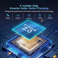 Portronics Konnect View – 100W USB-C Cable, LED Indicator, Durable Design, Fast Charging, Data Transfer, 1.5m Length, Compatible with Laptops, Smartphones, Tablets, Sleek Black Finish.