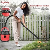 Lifelong 10 litre Vacuum Cleaner for Home - 1000 W, Wet & Dry Floor Cleaner