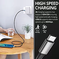 Coconut C17 USB-C Cable – 60W Fast Charging & Data Transfer Cable