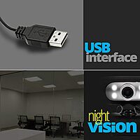 Zebronics Zeb-Ultimate Pulse Webcam – 1080p HD, Built-in Mic, Adjustable Clip, Plug & Play