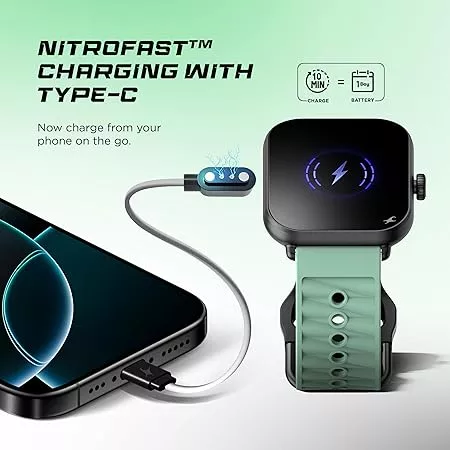 Fastrack MYND 1.93” AMOLED Display Smart Watch