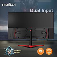 Frontech MON-0075 – 24" flat LED monitor with Full HD resolution, vibrant colors, and slim bezel for work, gaming, or entertainment.