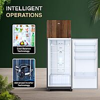 Godrej 272 L 2 Star Wood Finish, 30 Days Farm Freshness, Frost Free Inverter Double Door Refrigerator