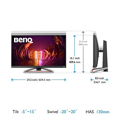 BenQ 27-Inch ,165Hz IPS Panel 1080p FHD Monitor with AMD FreeSync Premium, EX2710S BenQ 27-Inch ,165Hz IPS Panel 1080p FHD Monitor with AMD FreeSync Premium, EX2710S
