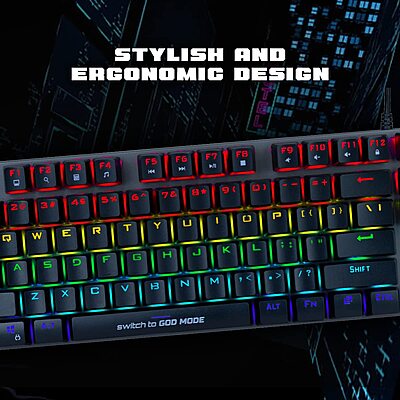 Cosmic Byte Pandora TKL Mechanical Keyboard CB-GK-26-Red