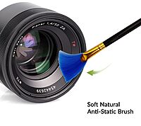 HAMMOK LENZA 3-in-1 Screen Cleaning Kit – Microfiber Cloth, Spray & Brush