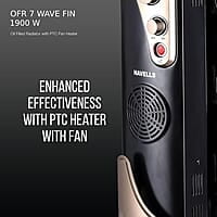 Havells OFR 7 Wave Fins with Fan 1900 watt