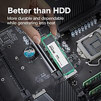 Crucial E100 1TB NVMe SSD – M.2 2280 | PCIe Gen4 | Up to 5000MB/s Read