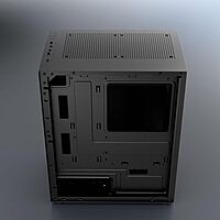 Dawg V110 White M-ATX Mini Tower Case – Compact PC Cabinet Tower Case