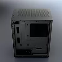 Dawg V110 White M-ATX Mini Tower Case – Compact PC Cabinet Tower Case