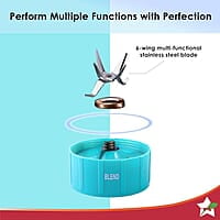 Wonderchef Nutri-blend GO, 22000 RPM 400 W 1 Unbreakable Jar