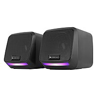 Zebronics Igloo 1 – 2.0 USB Speakers, 8W, LED Lighting, Compact & Powerful Sound for PC & Laptop