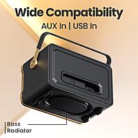 Portronics Harmony 80W HD Speaker – Deep Bass, Crystal-Clear Audio | Bluetooth Connectivity & Long Battery Life | Perfect for Music, Parties & Home Use