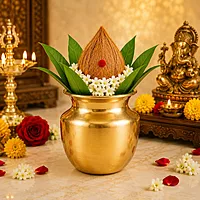 Brass Kalash | Pot for Home Puja