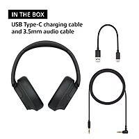 Sony WH-CH720N Wireless Headphones – Active Noise Cancelling | 35H Battery | Mic