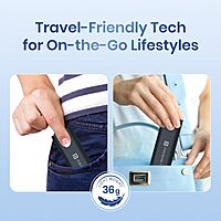 Portronics Snapcase 3 – 60W Charging Cable Kit, Blue. This versatile kit includes high-speed charging cables, perfect for powering devices quickly and efficiently. Durable and stylish design.