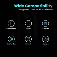 Portronics 71W Triple Output Car Charger with Type-C PD & USB Fast Charging Black