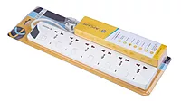 Lapcare LS‑603 Extension Socket (6 Universal Outlets, 5 m Cable, Overload Protection, LED Indicators, Safe & Reliable Power Distribution, 1 Year Warranty)
