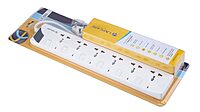 Lapcare LS‑603 Extension Socket (6 Universal Outlets, 5 m Cable, Overload Protection, LED Indicators, Safe & Reliable Power Distribution, 1 Year Warranty)