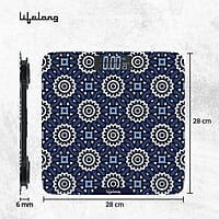 Lifelong Azure Weighing Scale (LLWS72 Indian Cultural Series - Gujarat)