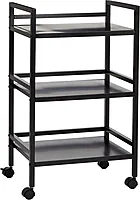 black metal trolley