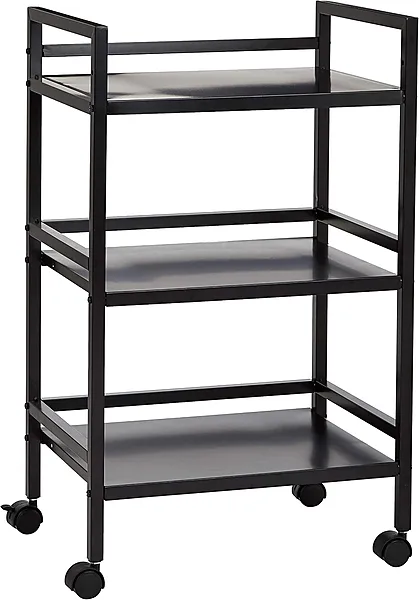 black metal trolley