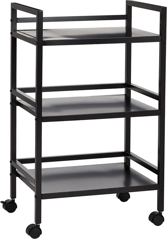 black metal trolley