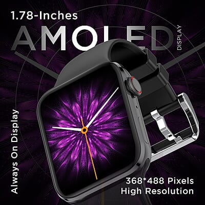 FireBoltt Visionary Amoled Smartwatch Black FireBoltt Visionary Amoled Smartwatch Black