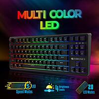 Zebronics Zeb-Max V2 RGB Keyboard features customizable RGB lighting, mechanical feel keys, and a durable design. Perfect for gamers and typists, it enhances your setup with vibrant colors.