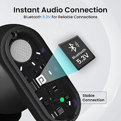 Portronics Twins S16 – TWS Earbuds, 24H Playtime, Black. Enjoy seamless connectivity, deep bass, and a comfortable fit. Perfect for music lovers and on-the-go lifestyles. Grab yours now!