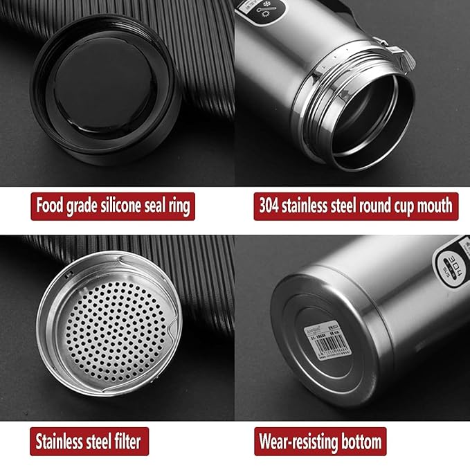 Stainless Steel 800ml Water Bottle - Eco World