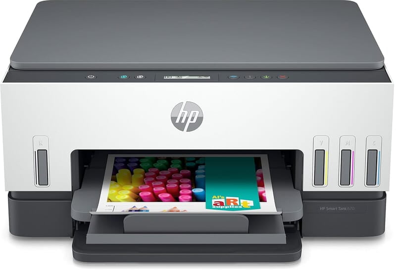 HP Smart Tank 670 Inkjet All-in-One Colour Printers