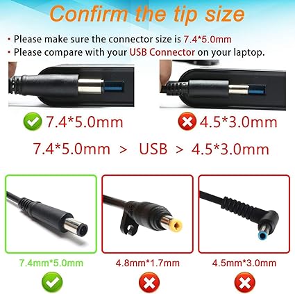 Geonix Laptop Adapter GXLA45SD for Dell Series - 19.5V 2.31A, PIN-4.5 * 3.0