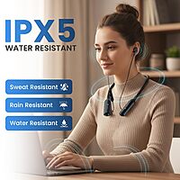 Portronics Harmonics Y4 Bluetooth In-Ear Headset – V5.4, Type-C | 100Hrs Play Time | Black