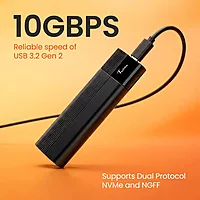 Techie NVMe SSD Enclosure USB 3.1 - TCMNENC3.1 PRO