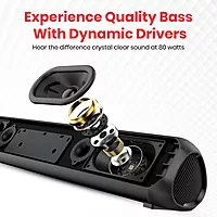 Portronics Pure Sound Pro X 80W Soundbar – Bluetooth 5.3, Customizable EQ | Rich Sound for Movies, Music & Gaming | Perfect for Home Entertainment