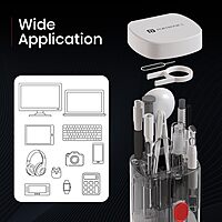 Portronics Clean T 21-in-1 Smart Gadget Cleaner – Brushes, Wipes & Tools