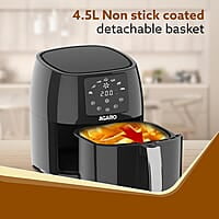 AGARO Sapphire Digital Air Fryer For Home, 4.5L, Electric Air Fryer Oven, 1400W, 7 Preset Programs, 360°