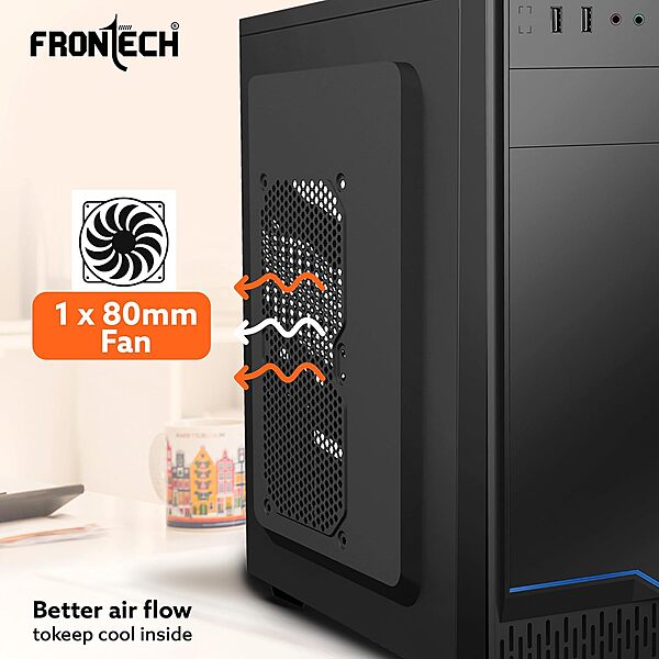 Frontech GARNET FT-4323 Mid-Tower Gaming Case RGB