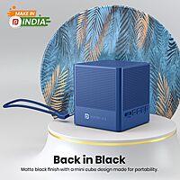 Portronics Bounce 2 – 5W Bluetooth Speaker | Compact, Clear Audio, FM Radio & Portable Music Entertainment Anywhere