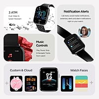 boAt Matrix Smartwatch Pitch Black