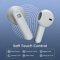 Portronics Twins S18 – TWS Earbuds, 30H Playtime, White. Enjoy seamless connectivity, superior sound quality, and a sleek design. Perfect for music lovers and on-the-go lifestyles.