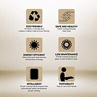 Havells Induction Cooktop Insta Cook 4 Cooking Options Glass Ceramic Plate