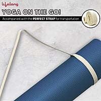 Lifelong Yoga mat for Women & Men EVA Material 6mm Anti Slip for Gym Workout