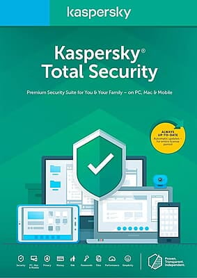 Kaspersky Total Security (1 CD + 1 key) (1yr) (Win) Key CD (TSL)