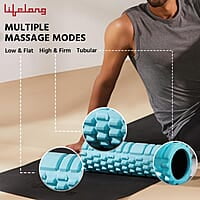Lifelong Foam Roller for Exercise Gym- Deep Tissue Body Massage Roller for Back Pain, Neck & Knee Pain Relief