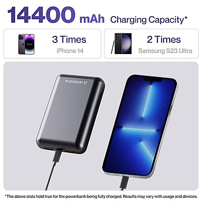 Ambrane PowerLit Boost 14400 mAh Ambrane PowerLit Boost 14400 mAh